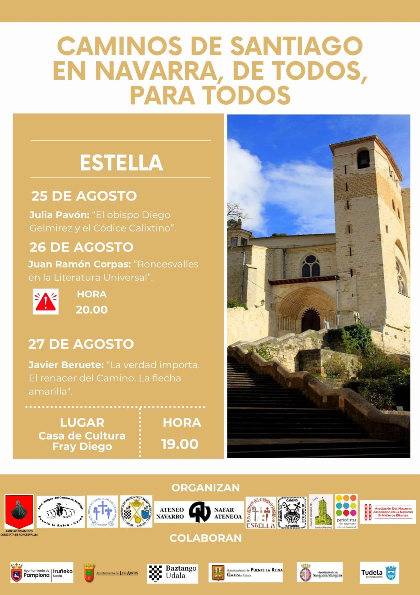 Caminos de Santiago en Navarra, de todos para todos 2025