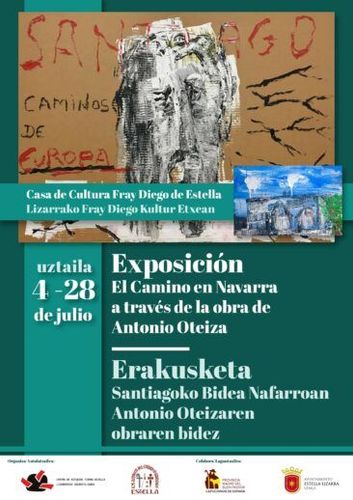 Exposición El Camino en Navarra a través de la obra de Antonio Oteiza